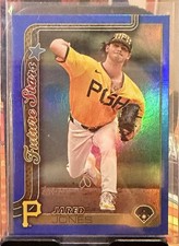 2024 Topps Chrome Update Future Stars  Jared Jones True Blue Refractor /150