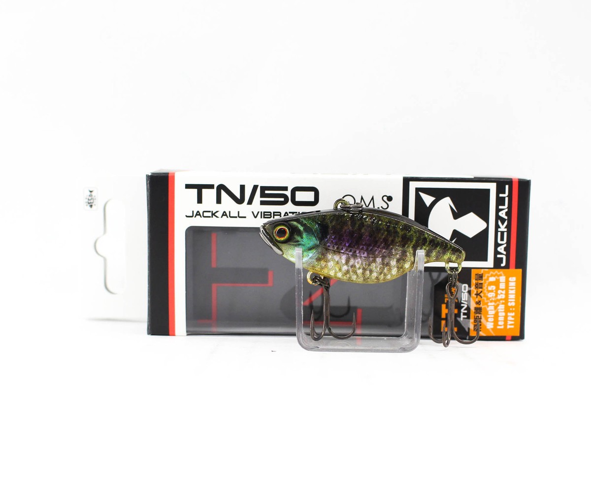 Jackall TN 50 Silent Vibration Lure Uroko HL Chart Back