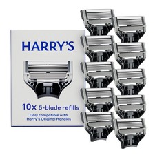 Harry's Original Razor Blades for Men - 10 Count - Premium Refill Cartridges