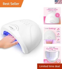Professional Quality UV LED Nail Dryer - 50 Faster Curing with Smart Sensing