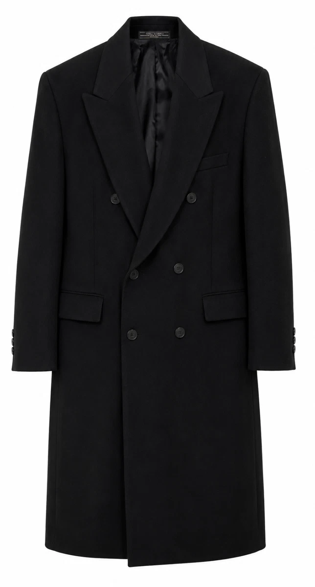 Cashmere Outer Shell Coat Pea Coat Coats, Jackets & Vests for Men