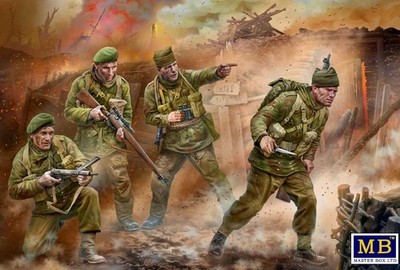 MASTER BOX MB35252 1/35  ''Deadly Raid'' - British Commandos Dieppe 1942