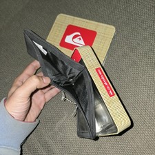 Quicksilver Black Wallet Mint New