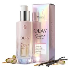 Olay Super Body Oil for Women, with 5-in-1 4 Fl Oz Pack of 1 , Pink