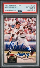 1992  Stadium Club Mike Mussina 