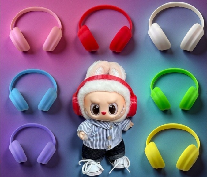 (No Toys) Headphones For POP MART LABUBU The Monsters Plush Doll Accessories