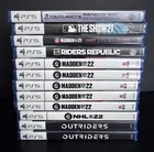 12 PS5 Games PlayStation 5 Madden NHL Outriders Brand New