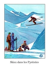 Affiche Poster Landes Béarn Pays Basque Aquitaine Pyrénées