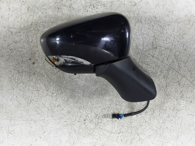 Renault Clio MK4 Wing Mirror Driver Side Manual Fold Black 2013 - 2019 (Damage)
