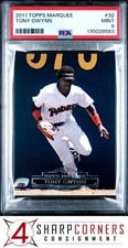 2011 TOPPS MARQUEE #32 TONY GWYNN PADRES HOF POP 2 PSA 9