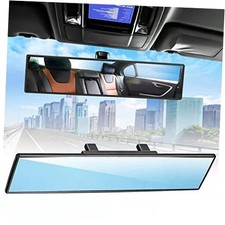 Broadway Car Rear View Mirror HD Anti Glare Universal 12 Inch large 300mm-Blue
