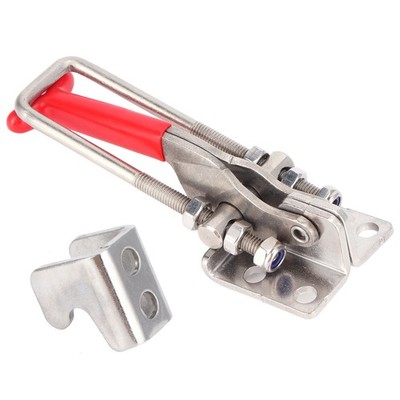 Buckle Latch Hasp Hardware Fastener Adjustable Stainless Steel Toggle Clamp