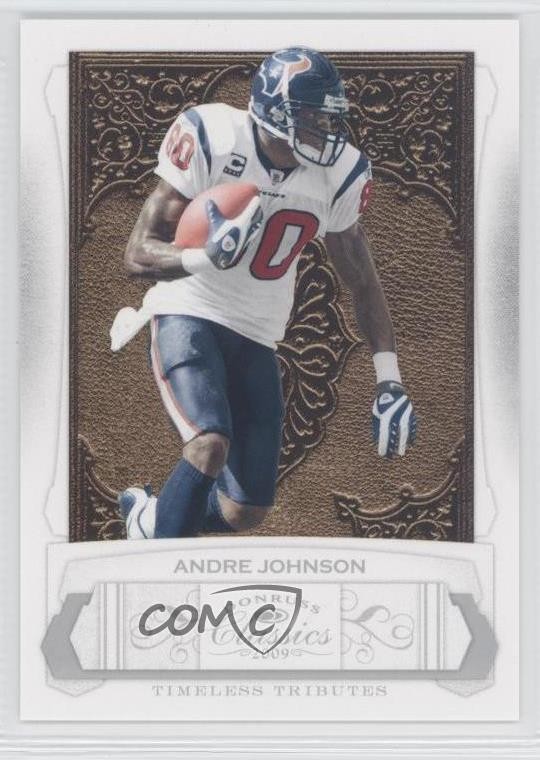 2009 Donruss Classics Timeless Tributes Silver 47/100 Andre Johnson #39 HOF 0f8