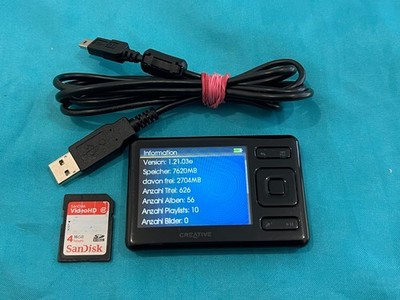 Zen Creative Digital Media Player MP3 Player 8 GB