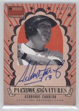 2013 Panini America's Pastime Signatures 24/125 Asdrubal Cabrera #AC Auto 1h8