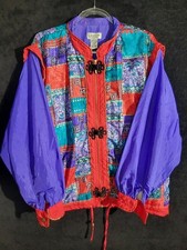 Vintage 80s 90s Lavon by Cheerful Corp Jacket Size Medium Retro Great Condition