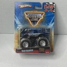 Hot Wheels Monster Jam Flag Series Blue Thunder Mud Trucks 1875. Hard To Find