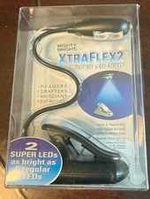 Mighty Bright Xtraflex 2 LED Book Light Never Need To Replace Bulbs  **NEW