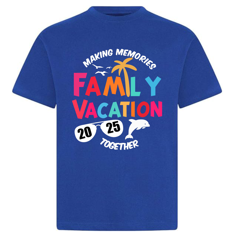 Family Summer Vacation 2025 T-Shirt Making Memories Together Beach Party | eBay UK