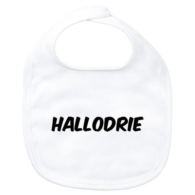 Baby Lätzchen Hallodrie Schriftzug Geschenkidee Hallodrie Geschenk Präsent Mitbr