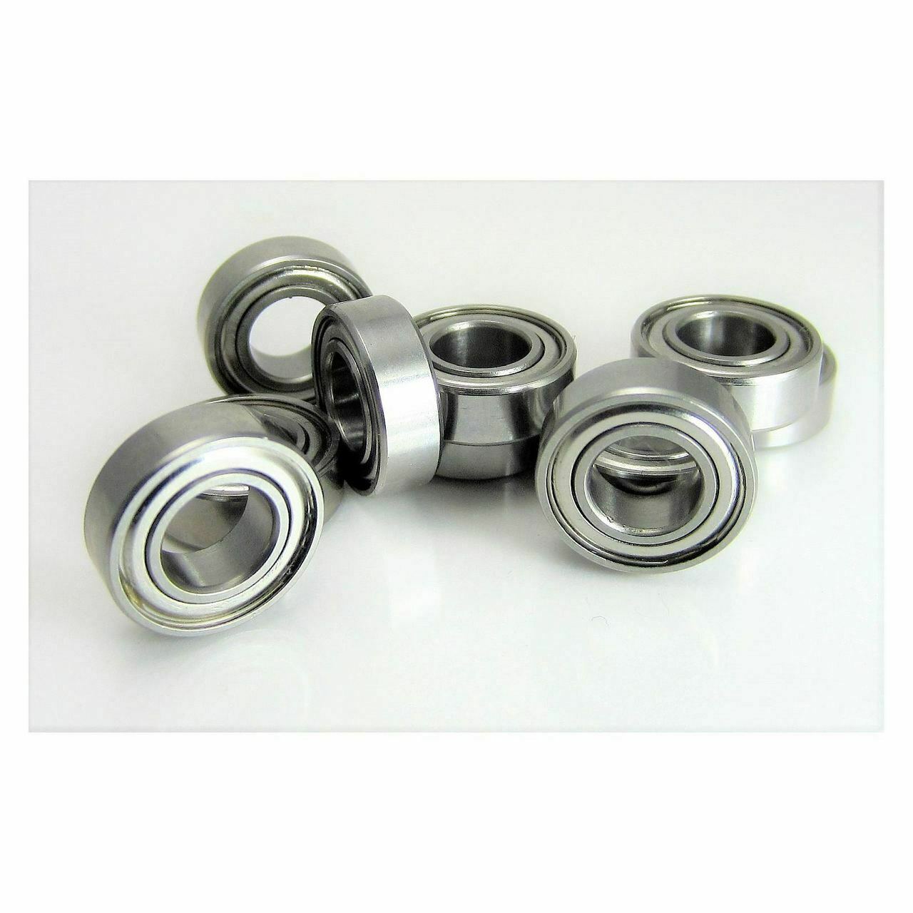 TRB RC (10) 6x12x4mm Precision Stainless Steel Ball Bearing,