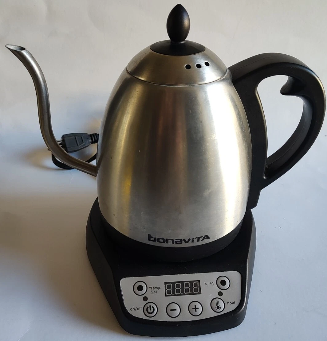 Gooseneck Electric Kettle Temperature Control, 1L Electric Tea