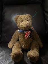 Russ Bear Plush Little Patriots Bear American Flag Bowtie, Americana