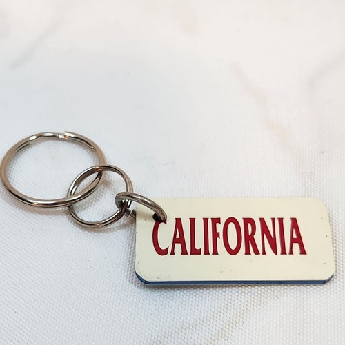 Vintage California Name Schlüsselanhänger "Michael" Nummernschild Souvenir Segelboot Kunststoff - Bild 2 von 2