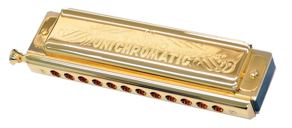 TOMBO ハーモニカ UNICHROMATIC GOLD No.1248G Tombo No.1248SG UNICHROMATIC GOLD Chromatic Harmonica 12 Holes 48