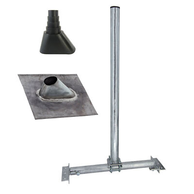 PremiumX SOLID Dachsparrenhalter Set Bleiziegel Gummimanschette Dach Halterung