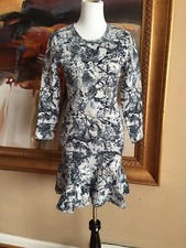 EUC-BCBGMaxAzria Fitted Stretch Dress, Size Medium, Blue