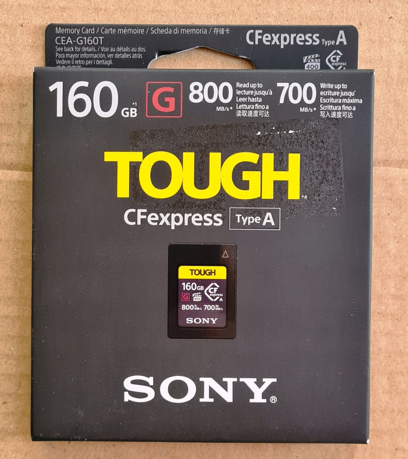 Sony 160GB CFexpress Type A TOUGH Memory Card CEAG160T