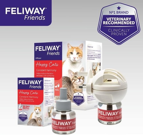 Feliway Friends MultiCat Calming Diffuser Refill 1 pack bulk discount - Picture 5 of 8