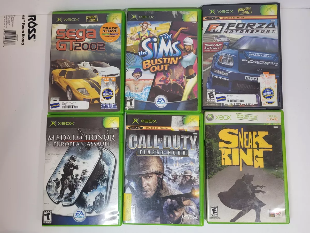 Lot Of 6 Original Xbox Games Complete W Manuals