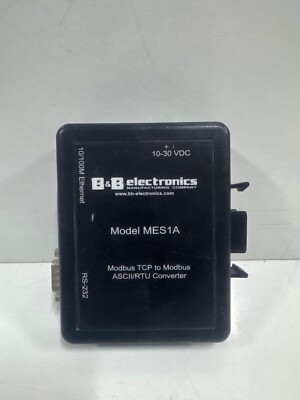 B&B Electronics MES1A Modbus TCP to Modbus ASCII/RTU Converter