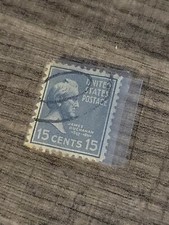 Scott# ? US Stamp 1938 15c James Buchanan Used Prexie  -#4527