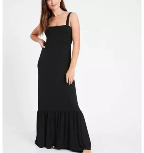 Banana republic shop tiered maxi dress