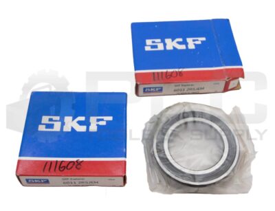 LOT OF 2 NEW SKF 6011 2RSJEM BALL BEARING 3-1/2'' OD 2-1/4'' ID