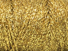 METALLIC LUREX Ice Yarn Brillante GOLD 80277 Knitting, Crocheting, 10g 82y