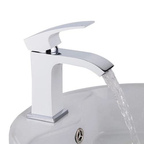 Waterfall Bathroom Sink Tap Cloakroom Basin Mixer Chrome Mono Faucet * Waste Set - Picture 9 of 13