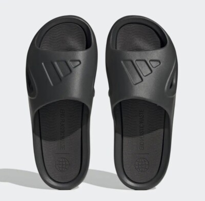 Adidas Unisex Adicane Men s 8 Slides Carbon Core Black HQ9915 Brand New