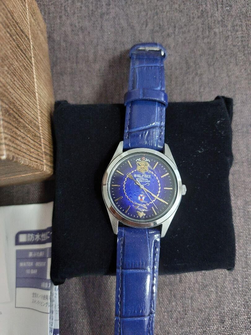 One Piece SEIKO Collaboration Sanji All Blue Licensed Watch One Piece SEIKO Collaboration Sanji All Blue Licensed Watch