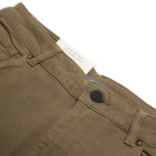 DL1961 NWT 5 Pocket Jean Cut Pants Size 35 US Nick Slim Solid Green Cotton Blend