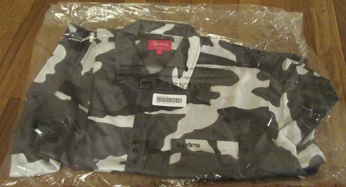 Supreme Camo Mesh S/S Shirt Size Large 