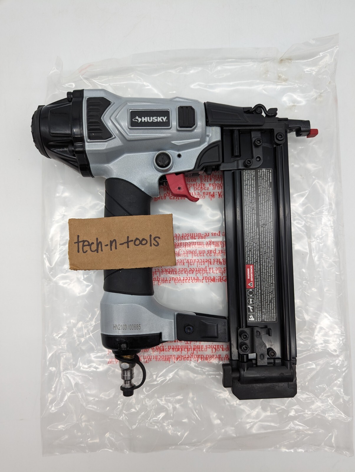 Husky Brad Nailer 2Inch Pneumatic 18Gauge Trim, Finish,