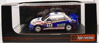 1/43 HPI Mitsubishi Lancer Evo III 1995 New Zealand Rally Tommi