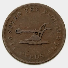 1835 Hard Times Token, LANSINGBRG NY, Walsh's General Store , HT-216 