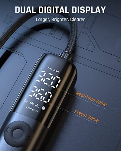 portable inflator for tires