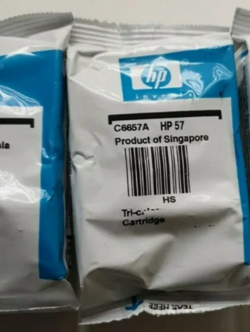 HP 56 & HP 57 Genuine Black & Colour Ink cartridges - C6656A C6657A - Image 4 of 4