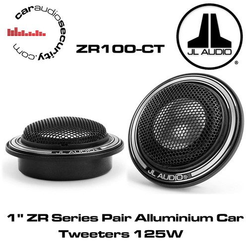 JL AUDIO® ZR100CT 1" ZR Series ALUMINUM CAR TWEETERS PAIR ZR100CT